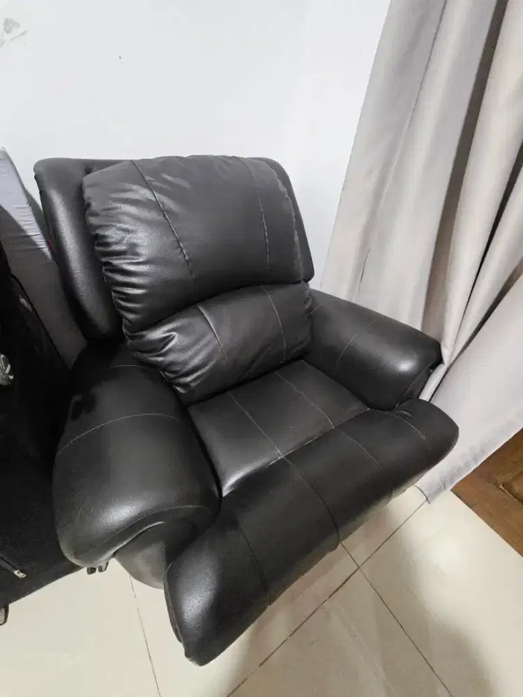 Leather sofa kulit asli