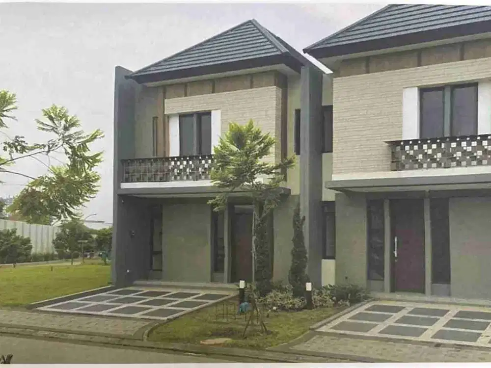 RUMAH MINIMALIS MODERN 2 LANTAI PERUMAHAN REGENTOWN BSD