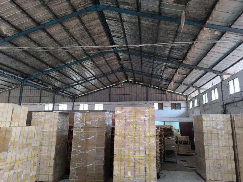 Dijual apa adanya bekas Pabrik produksi Kayu cocok untuk gudang harga dibawah pasaran L 2650 m2