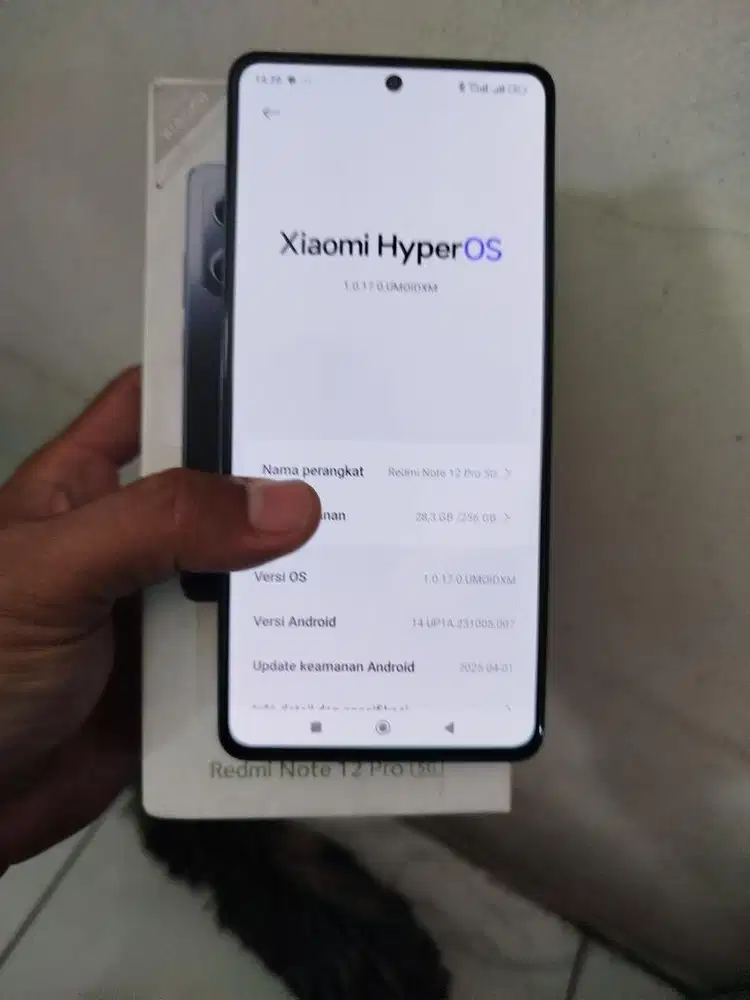Xiaomi Note 12 Pro 5G 8/256 resmi mlus bnegt lngko ori Tt msuk