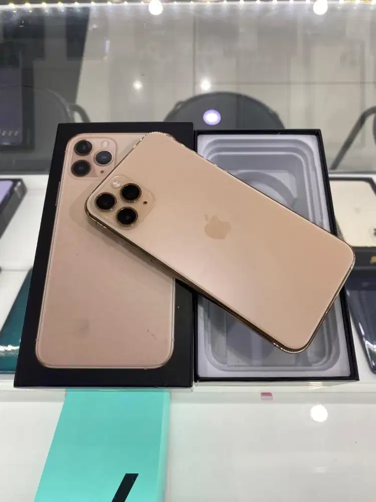 iPhone 11 Pro 256Gb Gold Resmi iBox Fullset