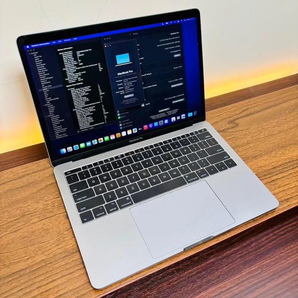 MacBook Pro 13 inch 2017 256GB 2 Thunderbolt 3 Port