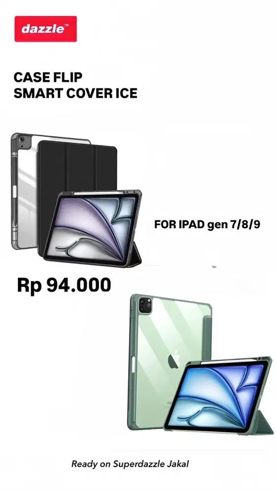 Case ipad untuk gen 7/8/9