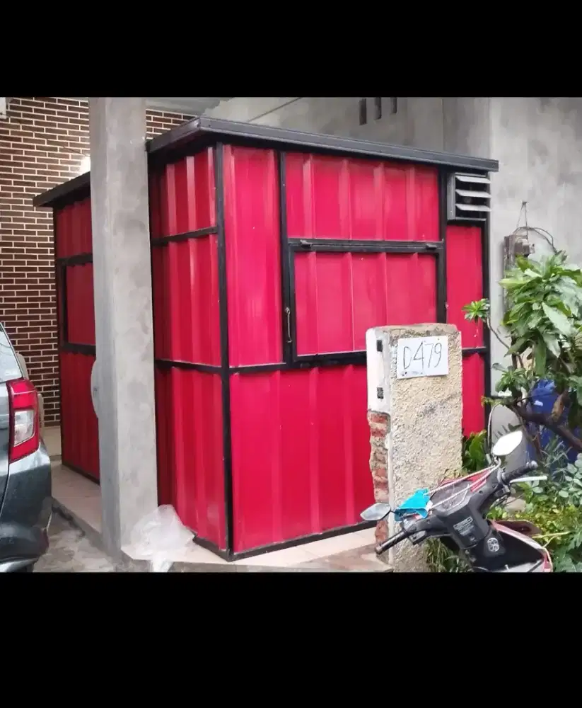 Warung booth semi kontener container