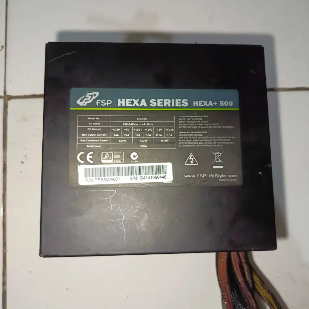 PSU FSP HEXA+ 500W Real Power 80+