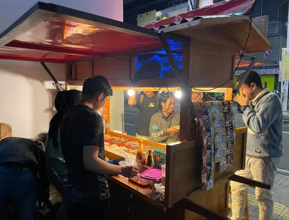 Gerobak Angkringan Komplit