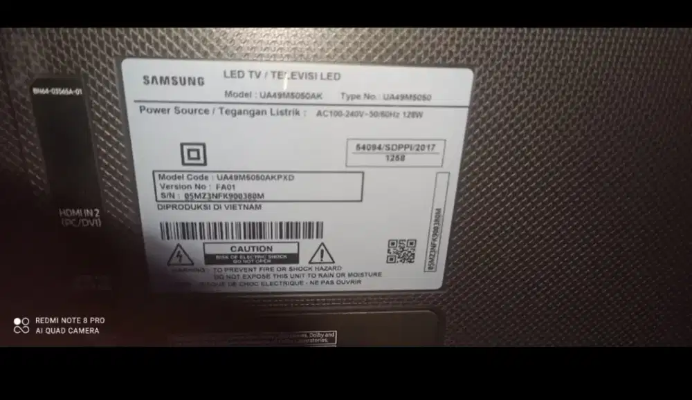 Tv digital Samsung 50inch FHD