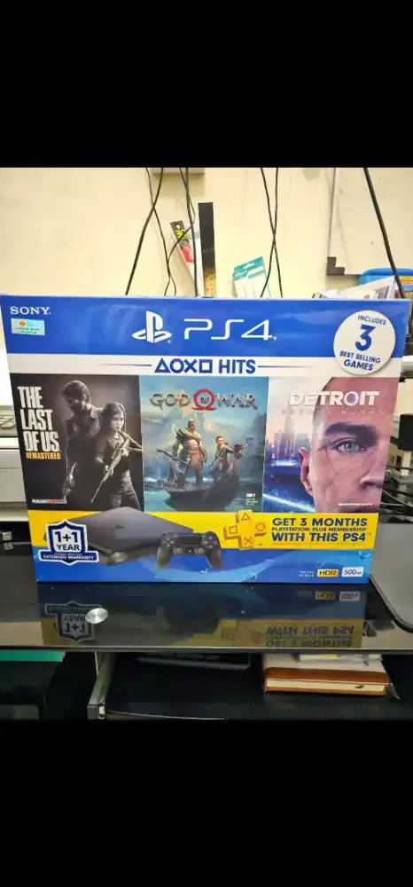 Ps4 slim 500 GB Komplit Second Pemakaian Pribadi
