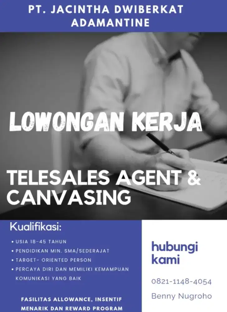 Lowongan kerja telemarketing