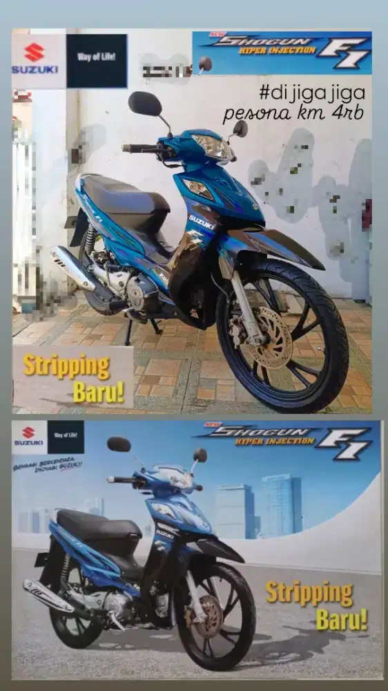 shogun 125 injeksi low km orginal