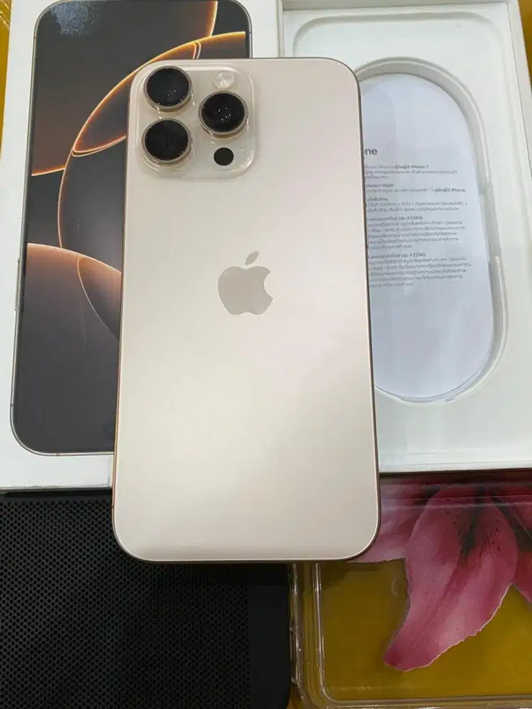 Iphone 16 promax 256gb dessert titanium lengkap ori