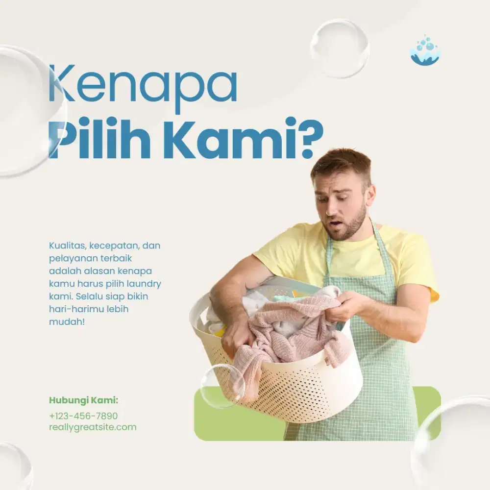 Lowongan kerja laundry bagian kasir dan tim cuci