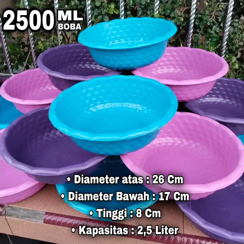 72 Pcs Baskom Wakul Hajatan 2500 ml