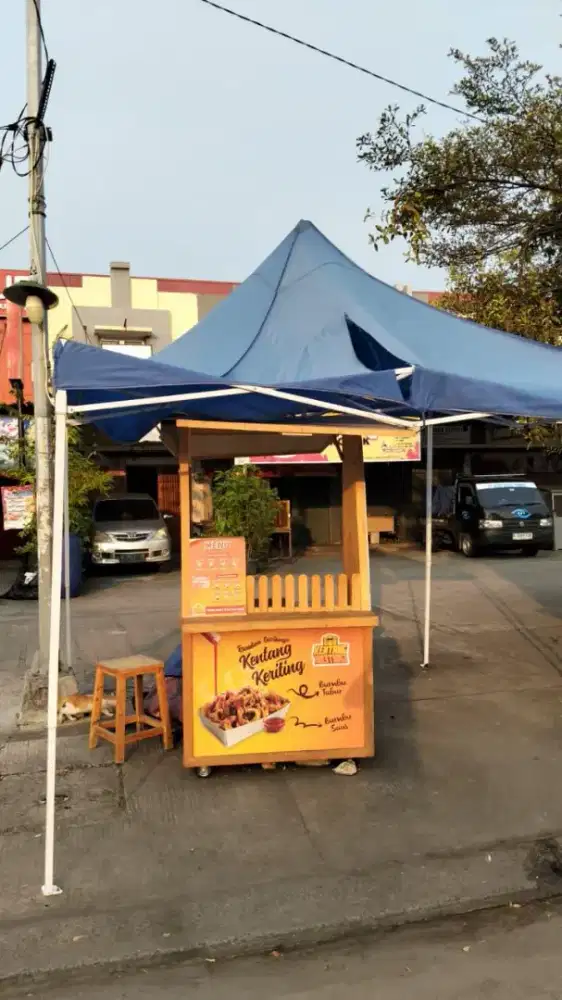 Gerobak kentang ganteng