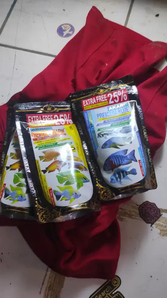 Pelet akari premium 250gr cichlid