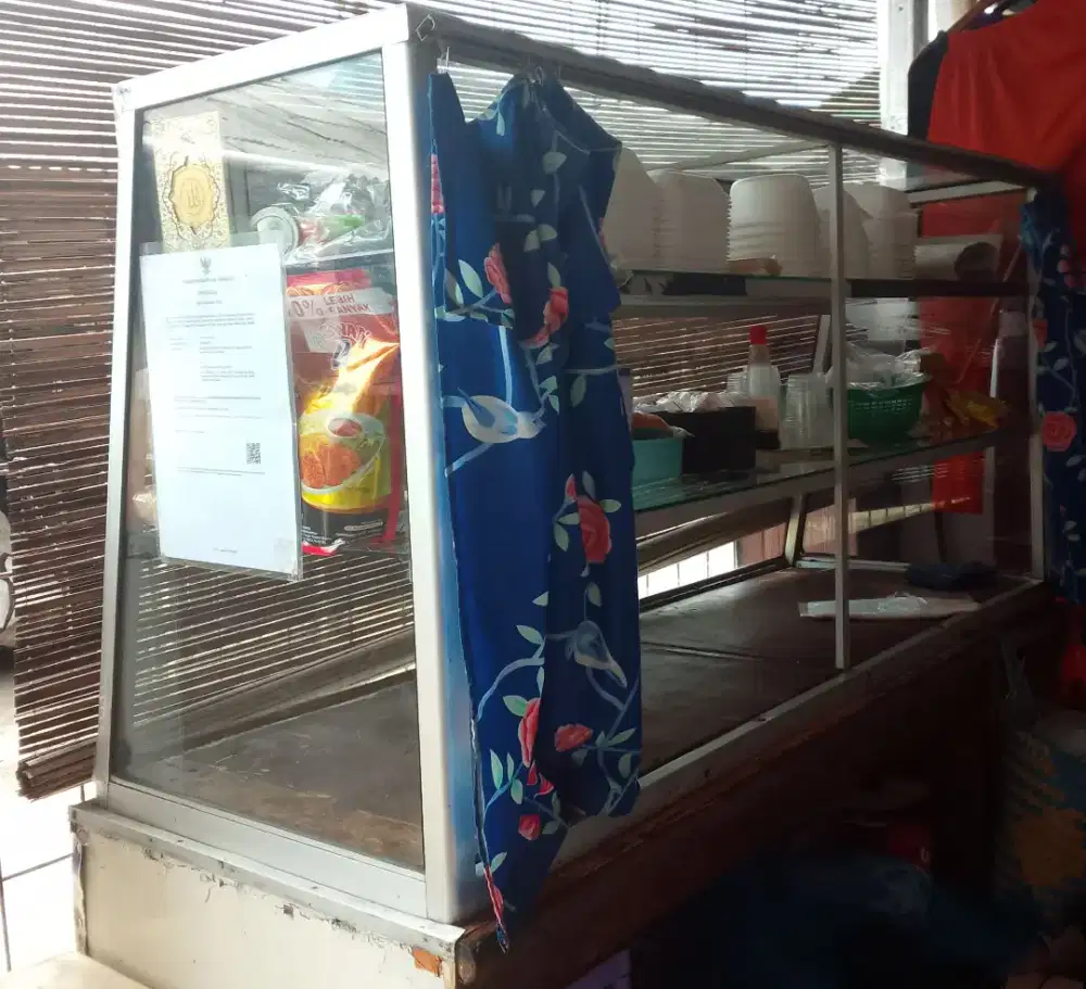 Etalase Warteg/Makanan hordeng