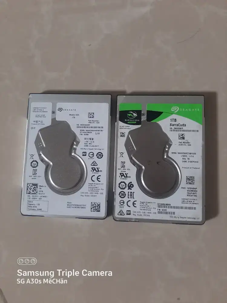 Harddisk seagate 1 T