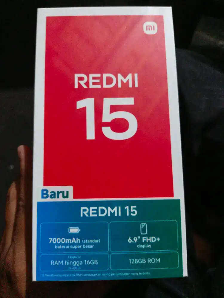Jual rugi Redmi 15 baru masih segel