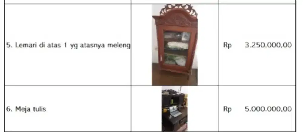 Dijual furniture antik di solo