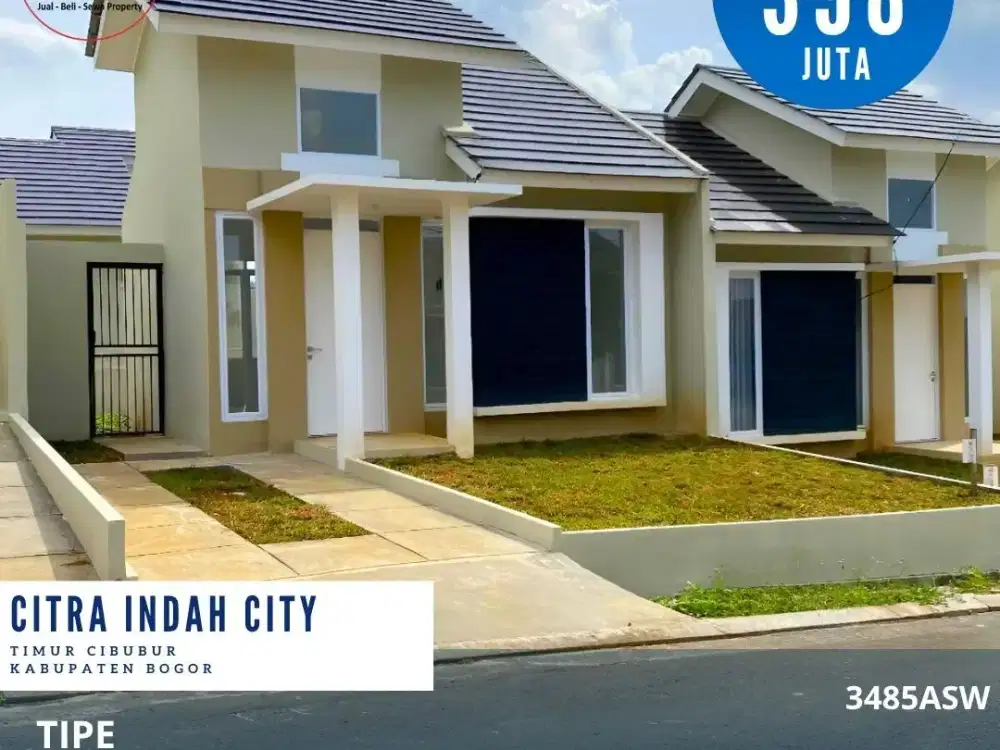 Dijual rumah dicitra indah city cileungsi jonggol bogor rumah siap huni