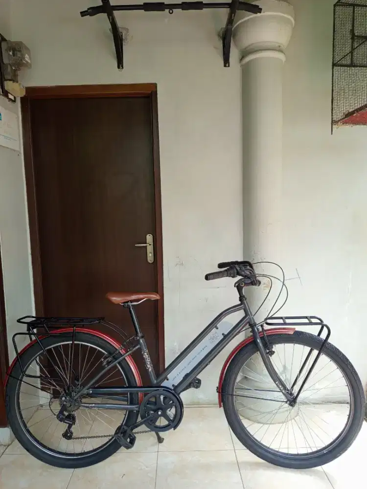 Sepeda citybike element bergamont upgrade sadel & standar