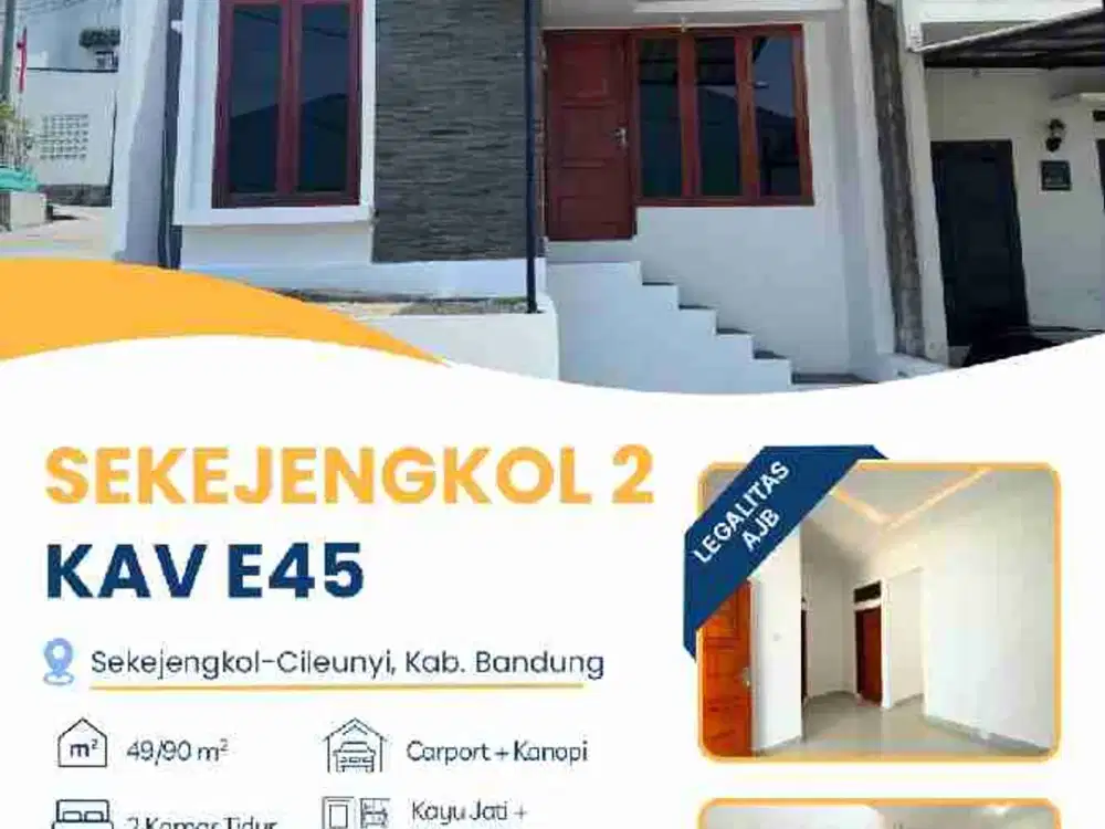 Rumah Siap Huni Strategis Dekat Gerbang tol Cileunyi