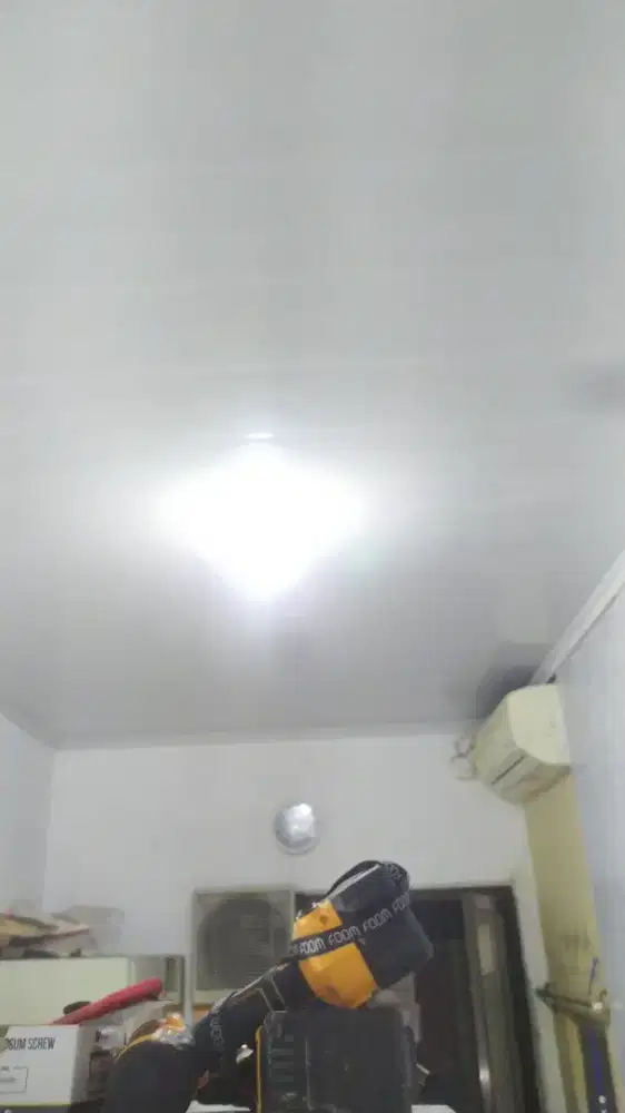 Plafon pvc dan plafon gipsum,partisi, wpc dinding,