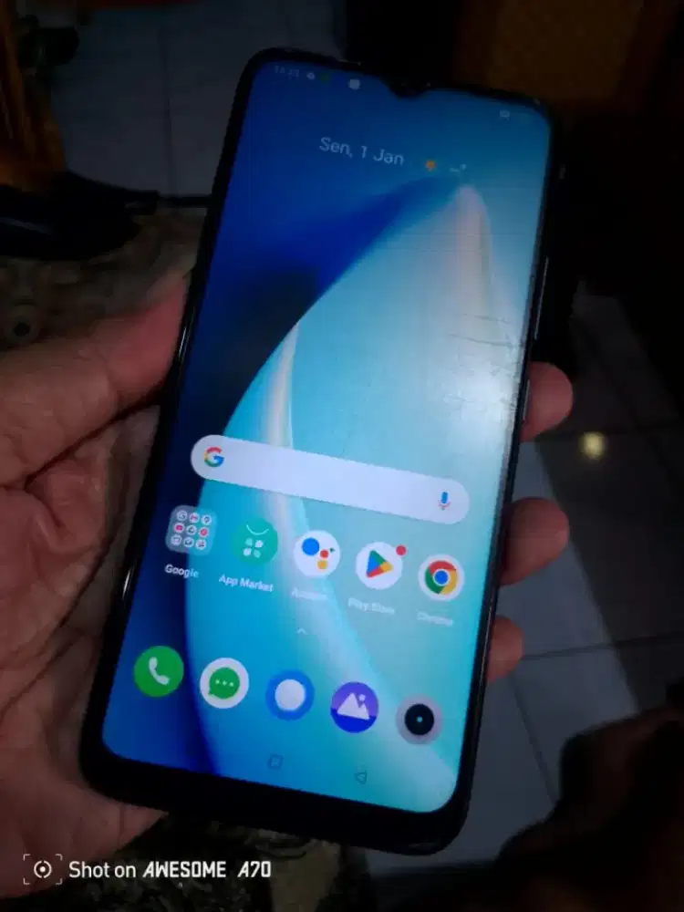 Realme narzo 50a.. 4/128.. spek game boss.. murrah