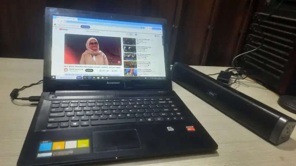 Bismillah Jual BU/Laptop Lenovo g40(AMD-A6-gen6)Ram8-Hdd-500 Normal