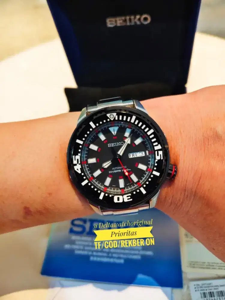 Seiko Superior Babytuna Black Diver 200m SRP229K1 Automatic Fullset