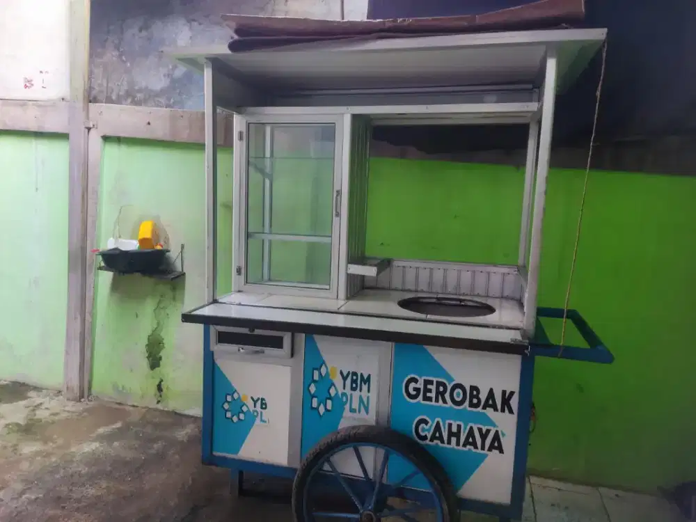 Dijual gerobak alumunium rangka besi