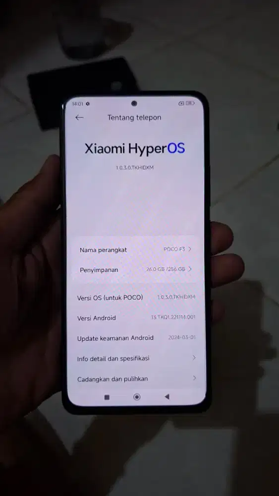 Xiaomi Poco F3 8/256 Fullset Mulus