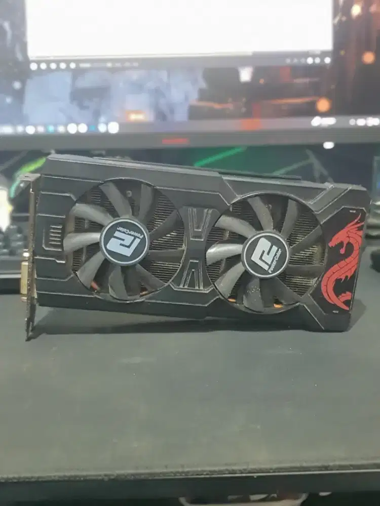 Vga RX 570 4GB Red Dragon bekas gaming