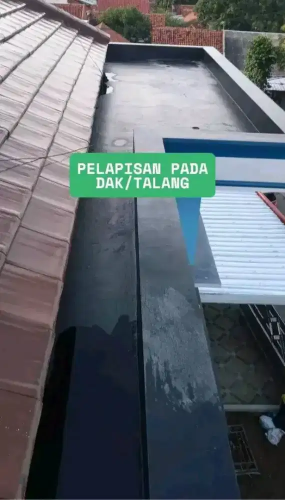 Tukang perbaikan atap bocor dinding dak rembes talang air renovasi DLL