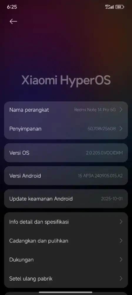 tt bt rednote 14pro 5g fullset mulus
