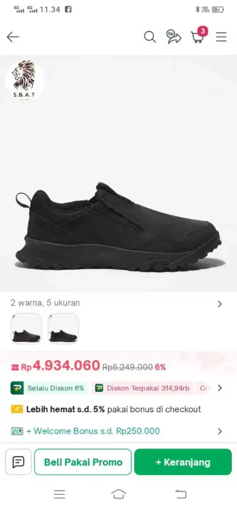 Sepatu Timberland Lincoln Peak