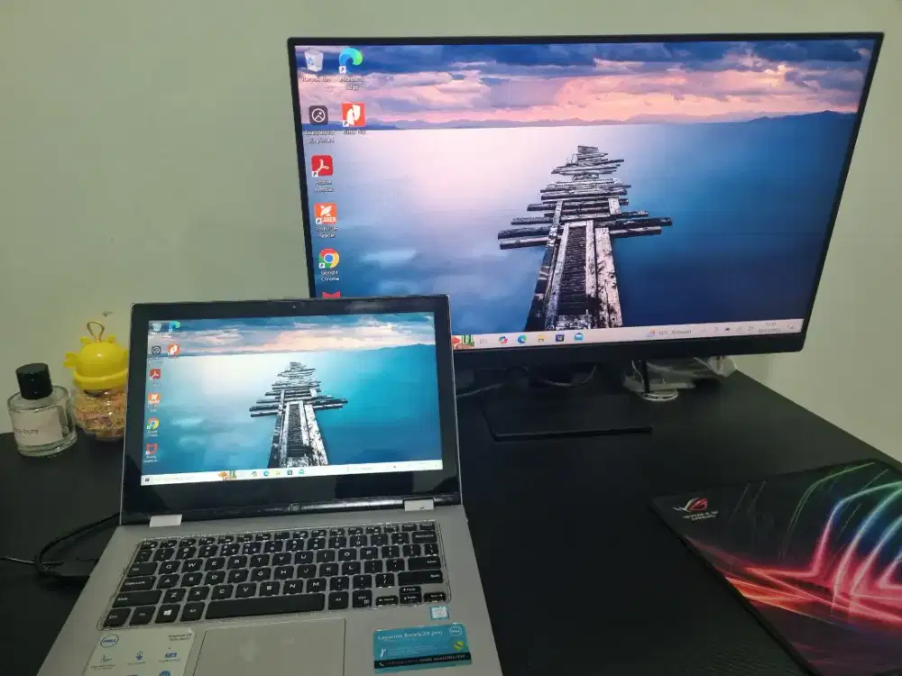 Laptop Dell inspiron 13 seri 7000 core i7 gen6 ram 8gb touchscreen