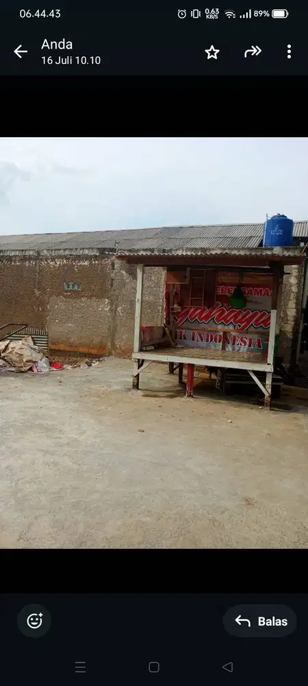 Dijual cepat tanpa perantara