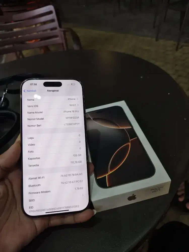 Iphone 16 pro 128gb resmi
