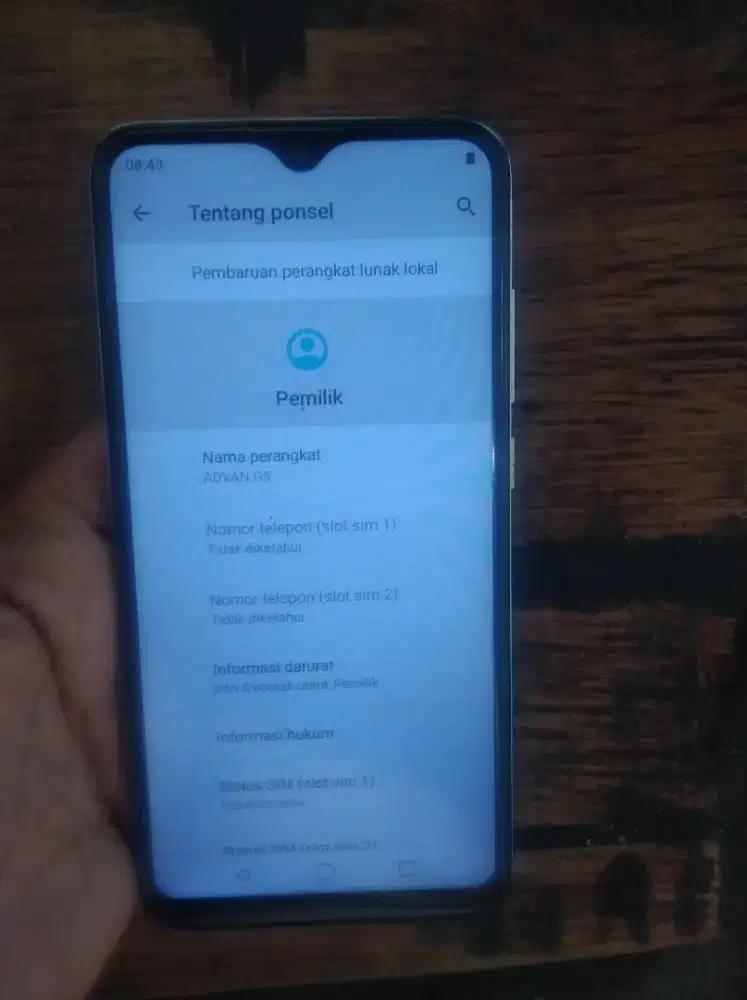 Advan g5 ram 4 intenal 32 normal Mayan mulus tinggal pakai
