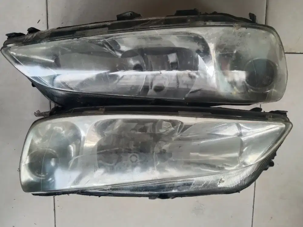 Headlamp crystal lampu depan Peugeot 306 my2000