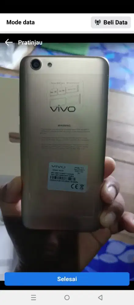 Sisa 1 jual hp baru Vivo Y71 ram 3/32 layar 6 inch fulset