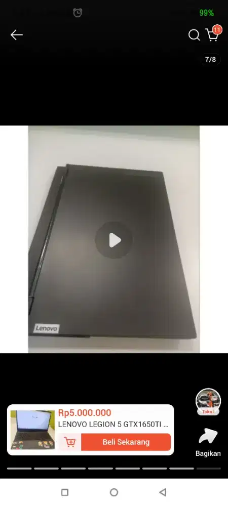 LAPTOP LENOVO LEGION 5 ORI