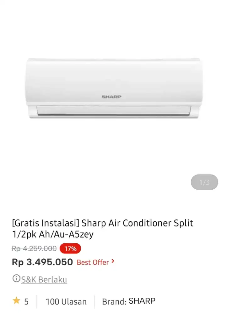 Sharp air conditioner 5zey