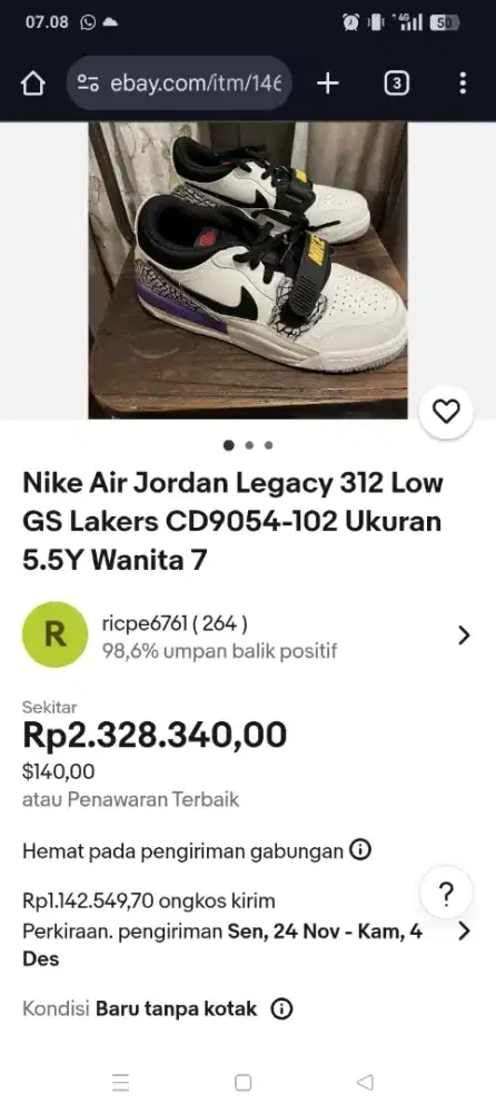 Sepatu Nike Jordan
