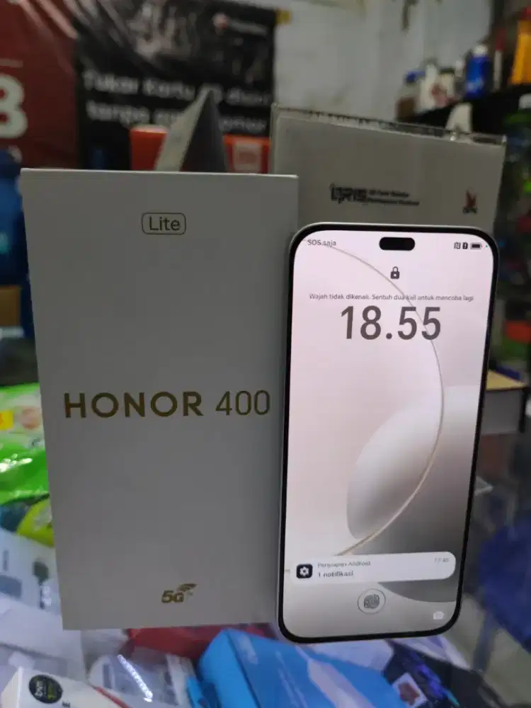 Honor 400 lite 5G  ram 8+8/256gb lengkap