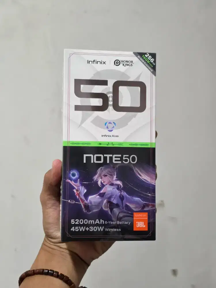 INFINIX NOTE 50 16GB/256GB | BARANG BARU BERGARANSI RESMI