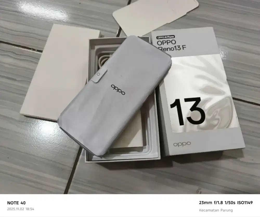 Oppo Reno 13f 5G
Ram 8+8/256