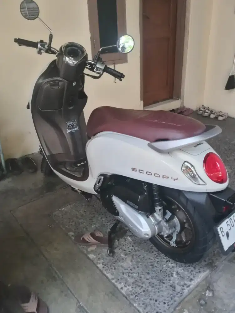 Scoopy peertige keyles legkap pajak hidup plat pajang