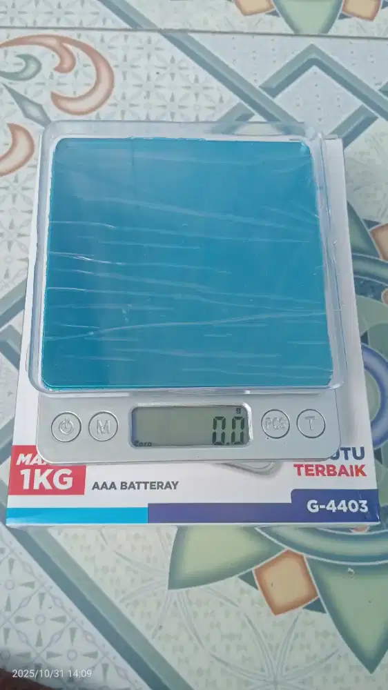Timbangan digital 1000gram emas